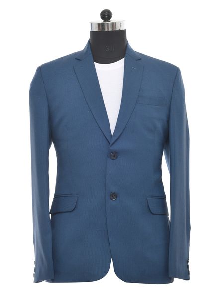 Blazer & Coats Polyester Cotton Formal Wear Regular fit Single Breasted Basic Solid Regular Coat La Scoot